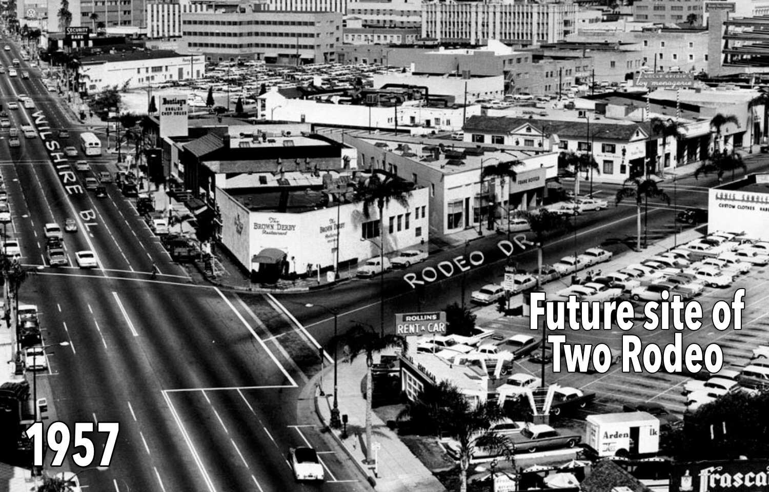 1957 — The future site of Two Rodeo