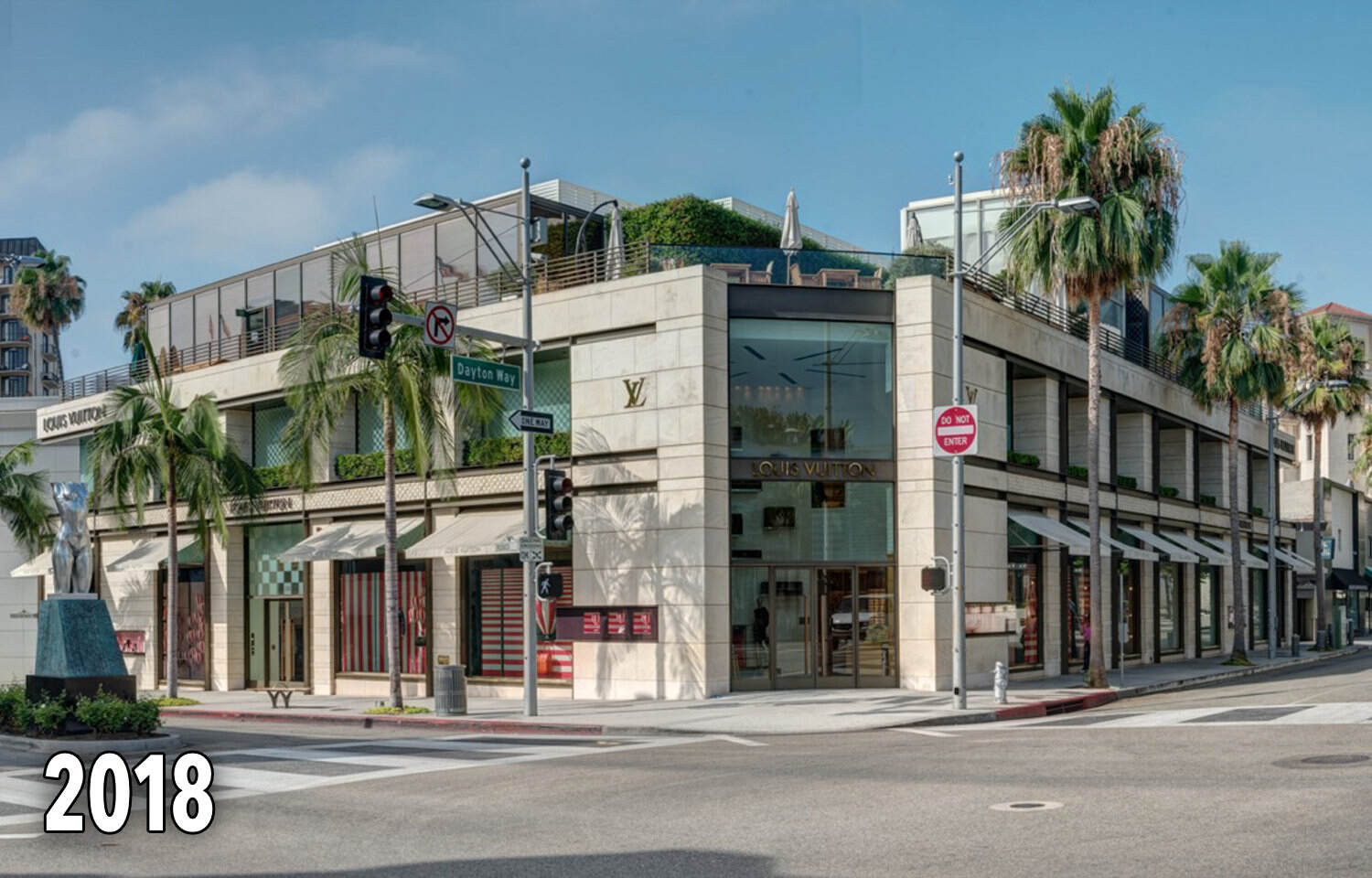 2018 — Louis Vuitton at Rodeo Drive and Dayton Way